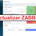 Actualizar ZABBIX